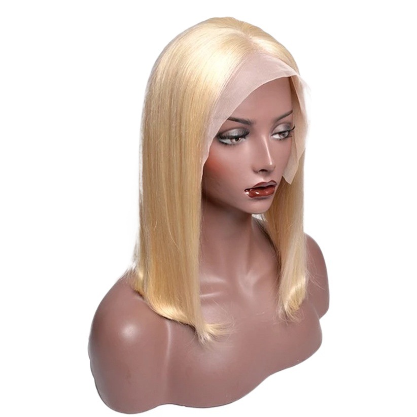 Foreign Trade Cross-border European and American Headgear Hair Block Lace Real Hair Headgear Wigs Fluffy Men's and Women's Curly Hair Wigs