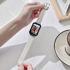 適用小米手環8pro錶帶皮質新款手錶腕帶NFC版智能運動男女生ins風