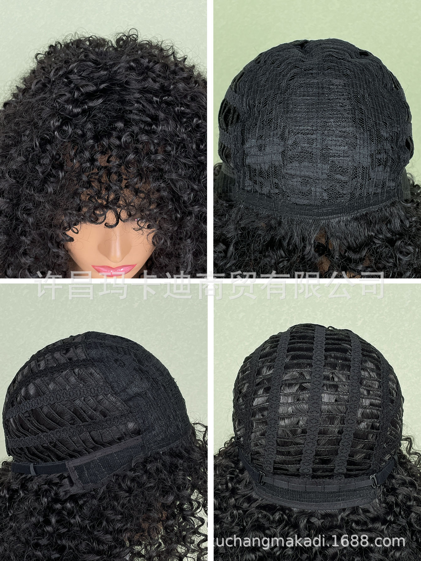 Pelucas europeas y americanas pelucas negras con flebangs primavera pelucas rucas en stock al por mayor