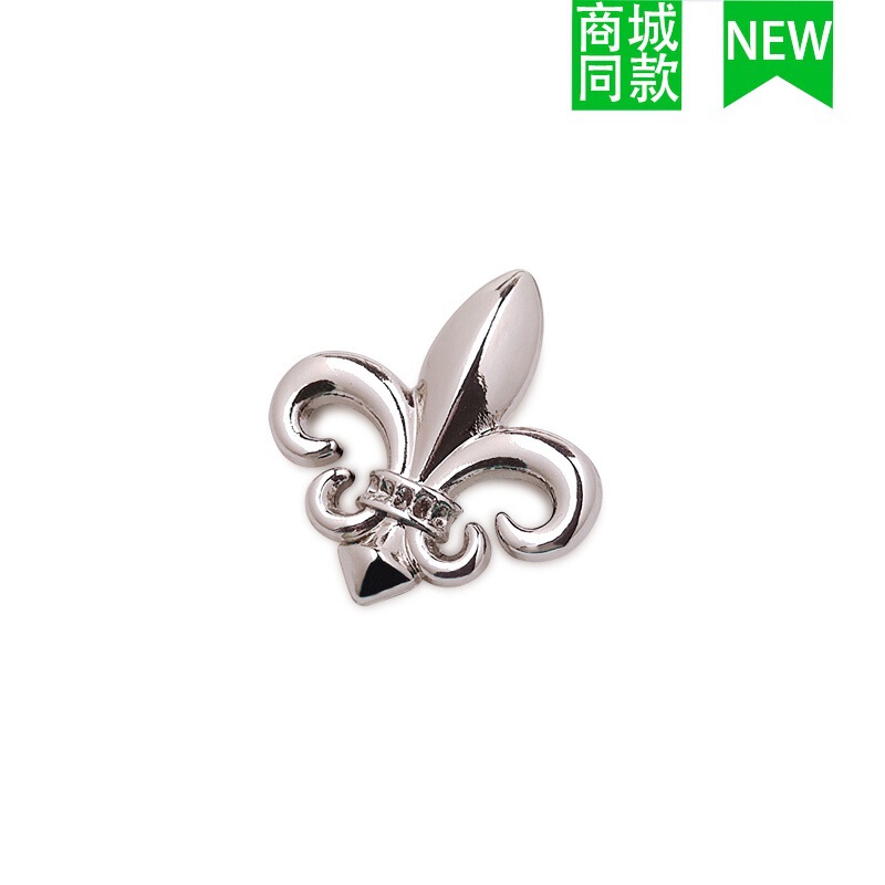 クロスボーダー卸売新しいクロックスアクセサリー靴バックル金属レターチェーン適応クロス靴花 DIY アクセサリー|undefined