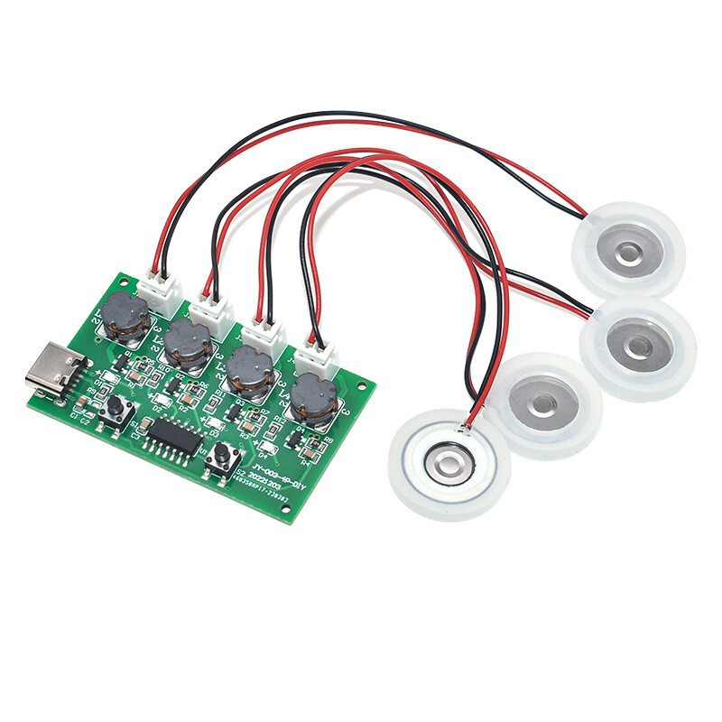 Four-jet humidifier module DIY humidifier control board atomizer drive board four-way ultrasonic drive board