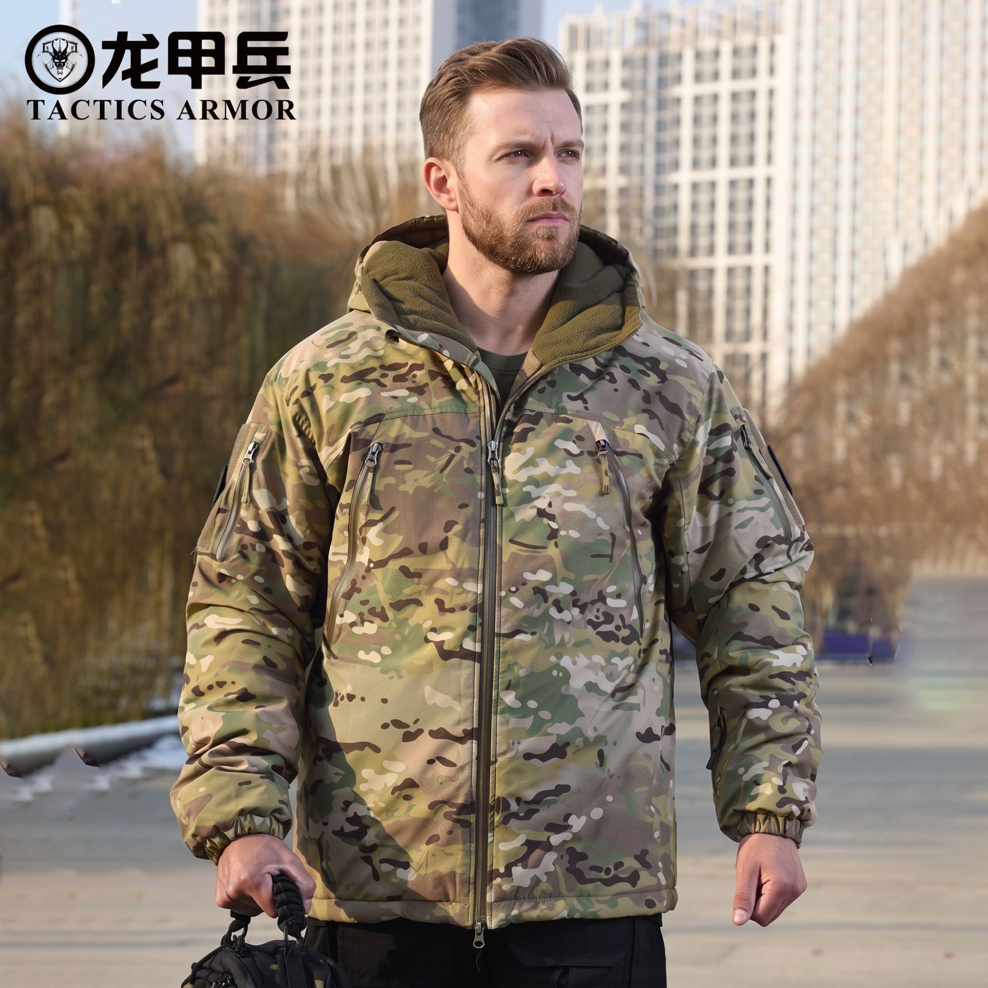 Dragon Armorers 2.0 Outdoor Winter American Heavy Duty Tactical Cotton Clothes Camouflage Winter Clothes Men's Thickened Warm Field Cotton Clothes