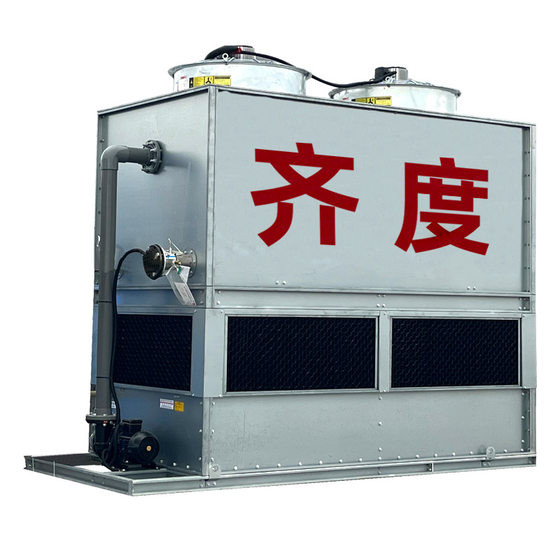 100 tons closed cooling tower cross-flow counterflow low noise square cooling tower medium and high frequency furnace cooling equipment