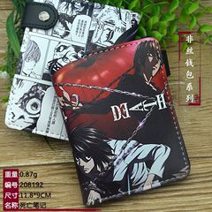 合集 * 死王ノート】アニメ周辺卸売り方標黒紋財布-死王死ノートL標代発