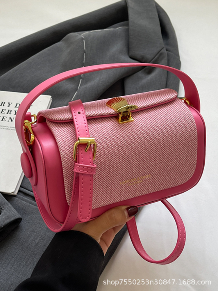 Nueva bolsa de lujo ligera, estilo nacional, estilo de alta calidad, estilo de fragancia, bolsa de hombro para mujeres, estilo universal