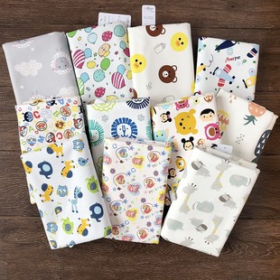 Factory Direct Supply Baby Cotton Diaphragm Pad Children's Bamboo Fiber Breathable Three-layer Double-sided Washable Bed Sheet Physiological Pad