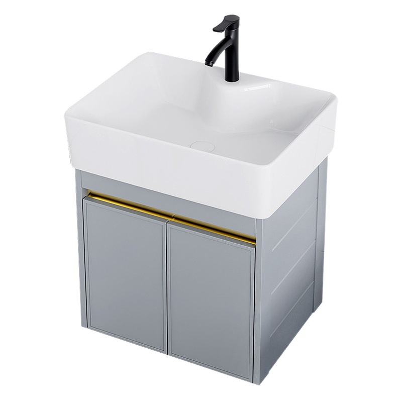 Apartamento pequeño hogar montado en la pared lavabo combinación balcón ultra estrecho tamaño pequeño lavabo cuarto de baño mesa de lavado