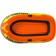 亞馬遜跨境熱銷充氣釣魚船水上兒童浮船皮划艇可帶船槳戲水浮船