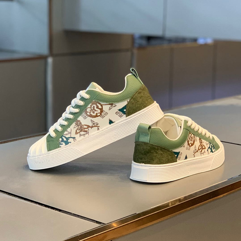 贝壳头男鞋夏季休闲学生百搭平底板鞋潮牌感运动小白厚底潮鞋