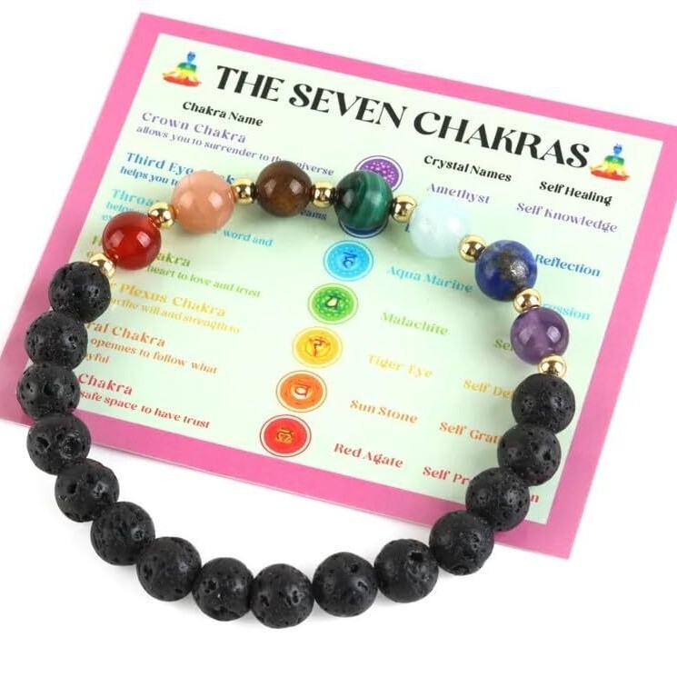 Tk/Amazon Cross-Border Popular Natural Stone Bracelet for Women Yoga Healing Natural Stone Bead Bracelet for Women Jewelry