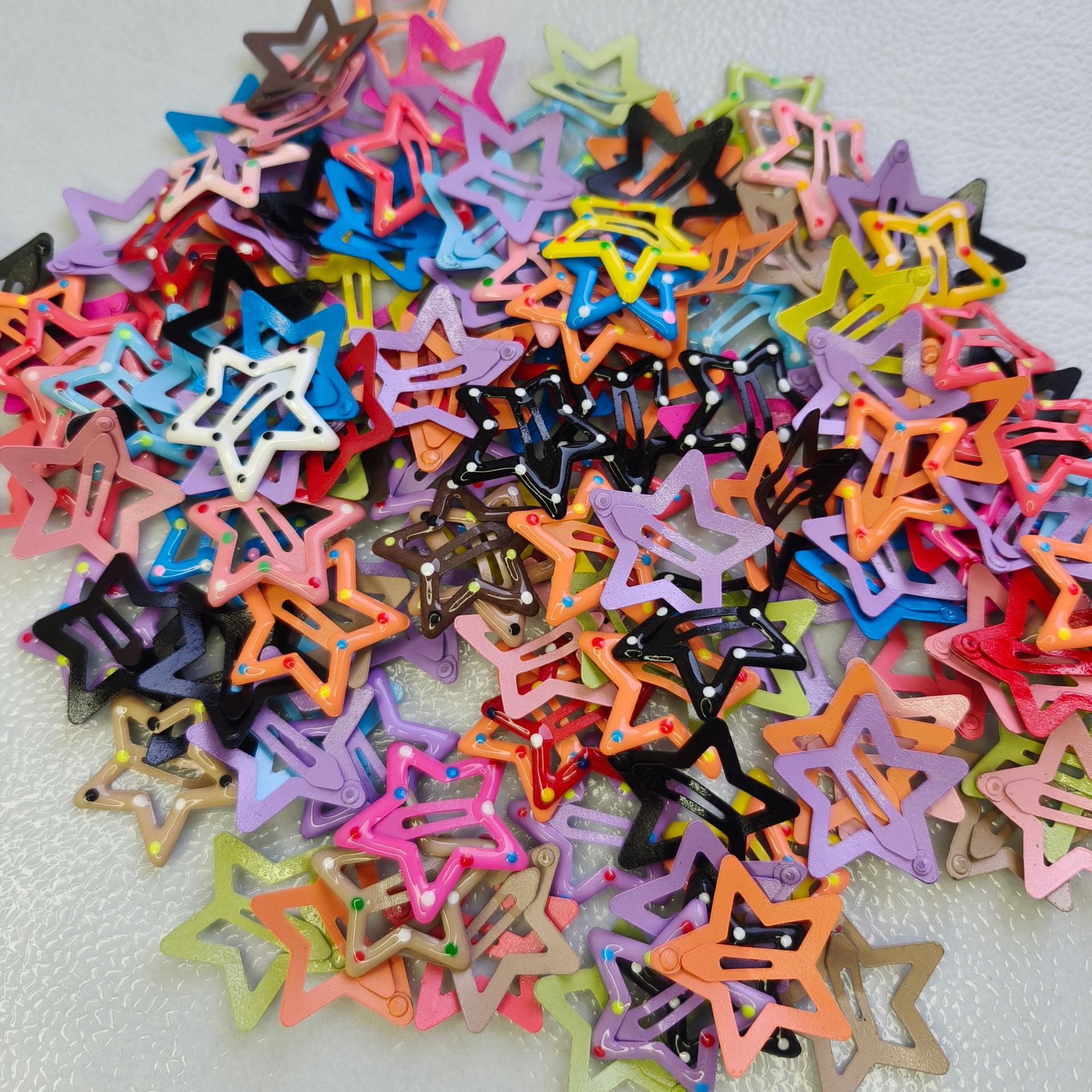 1 polka dot mixed color for 45#