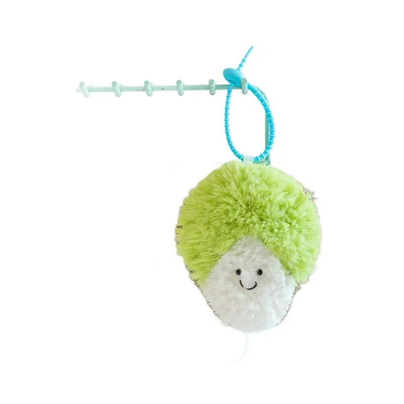 Simulación de frutas y verduras juguetes de peluche colgante repollo fruta muñeca llavero muñeca boda máquina de lanzamiento muñeca