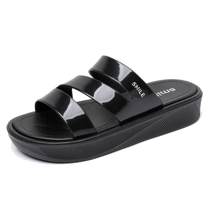 Pantuflas de Plataforma con Tira Única Plástico para Playa y Exteriores image 7