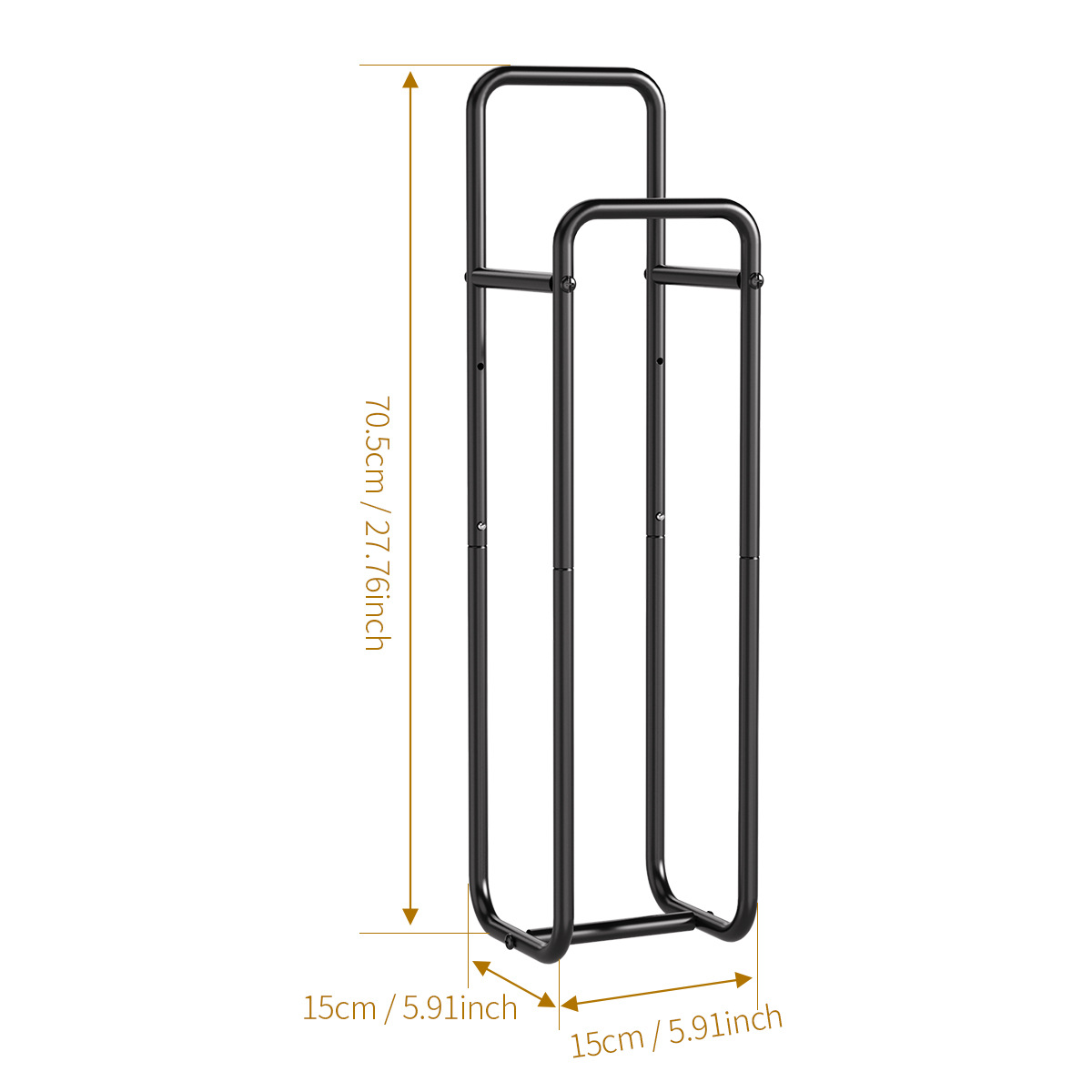 Transfronterizo nuevo tipo de toalla de pared almacenamiento de ropa estante de toallas de baño apilado perforación toallas de lavado de cara negras estante de almacenamiento