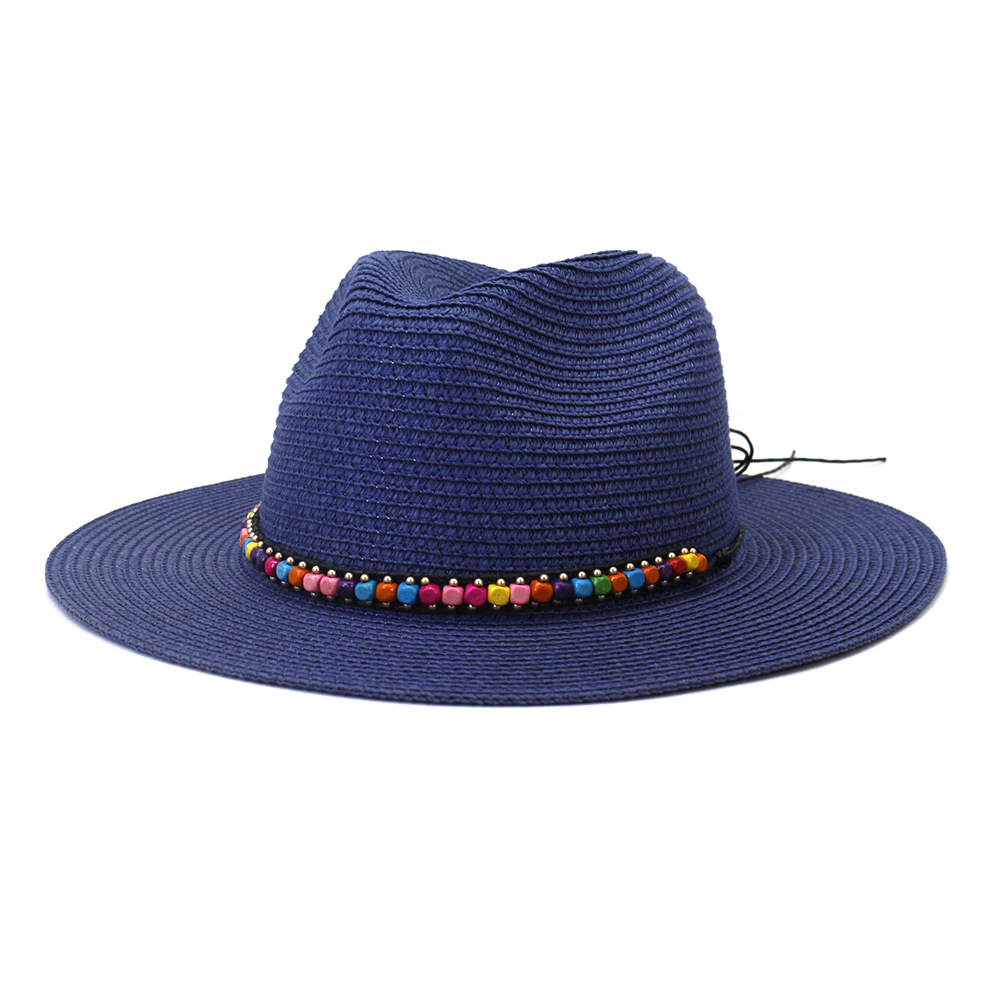 Colorful Beaded Sunscreen Jazz Hat NSDIT104158