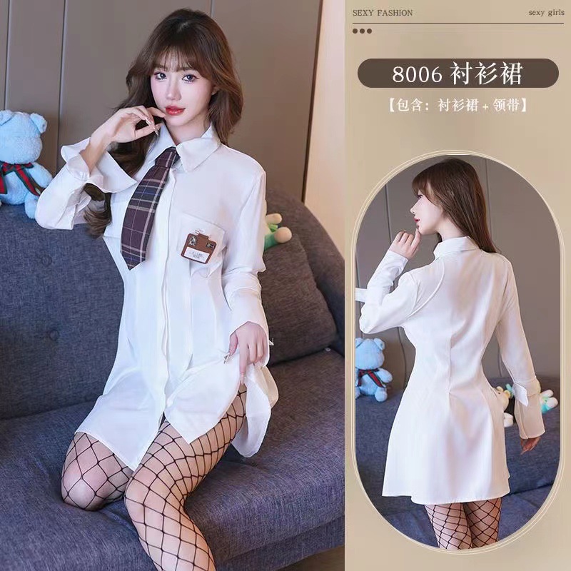 Adult Maid Cosplay Costume Set, Polyester Uniform Style, One Size, Red Belly Wrap — detail image 25