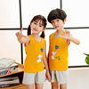 Summer children's vest for boys, cotton sports set sleevless, children's clothing, wholesale