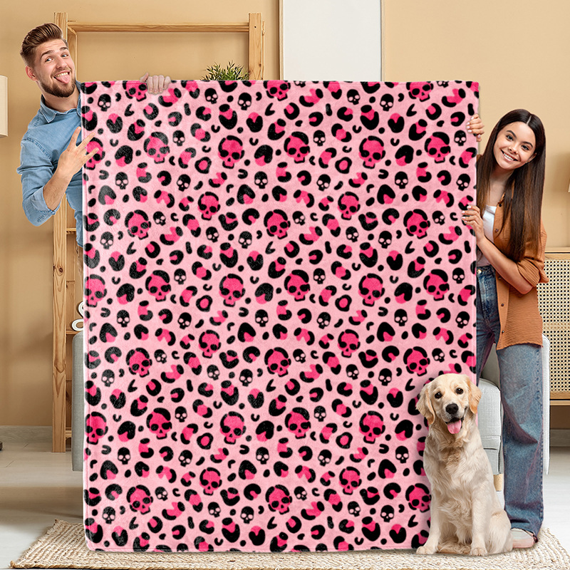 Amazon flange mantas de peluche personalizadas impresión digital doble cara mantas de peluche siesta mantas de regalo mantas fuente de fábrica