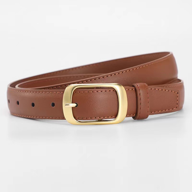 Arco de Triunfo cinturón de las mujeres nuevos pantalones vaqueros con cinturón de cuero genuino de las mujeres de moda todo partido decorativo de las mujeres de piel de vaca