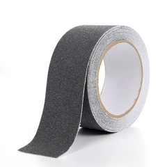 Manufacturer supplies 80 mesh oil glue PVC stainless steel sand surface anti-slip sticker, waterproof non-slip gray anti-slip tape 5cm