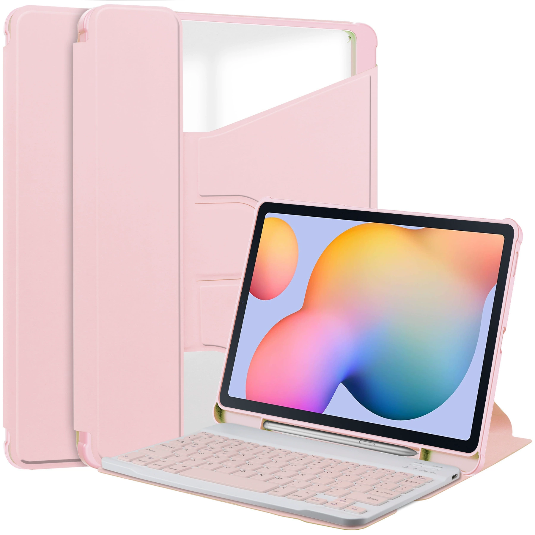 Samsung, S6, compatible acrylic transparent protective case, tablet keyboard, laptop