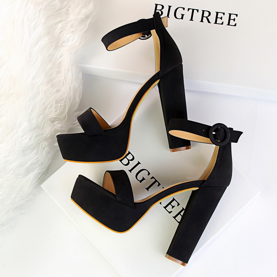 Sandali moda donna piattaforma tacchi alti scarpe da ballo estate lusso sexy punta aperta tacchi alti_voghion.com