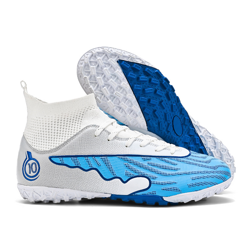 Zapatos de fútbol auténticos para hombres y mujeres, estudiantes de entrenamiento para adultos, césped artificial ag, zapatos de fútbol antipatinantes transpirables profesionales