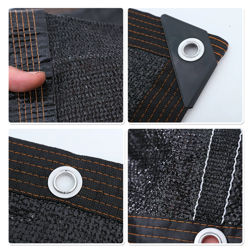 Оптовая продажа черной шифрованной затеняющей сетки, сетки для затенения, сетки для изоляции и удержания влаги в сельскохозяйственных теплицах, защиты от солнца и теплоизоляции