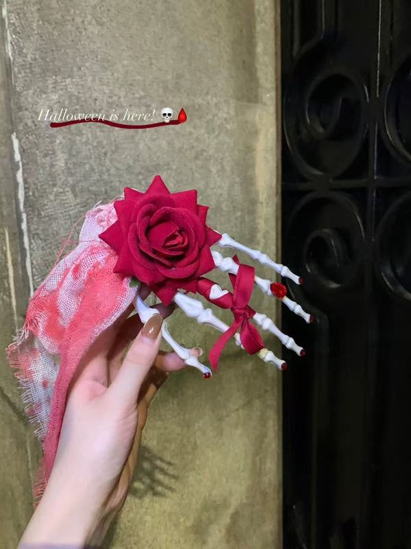 ハロウィーンcos小悪魔蝶ネクタイ髪飾り奇妙な道具立体トップクリップLolita髪飾り|undefined