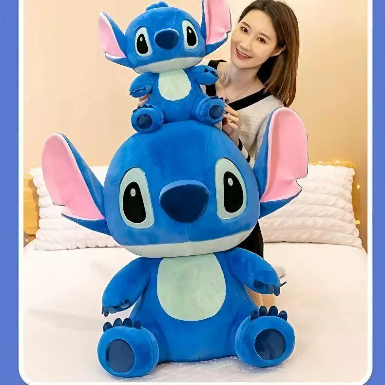 Blue cute doll, plush toy