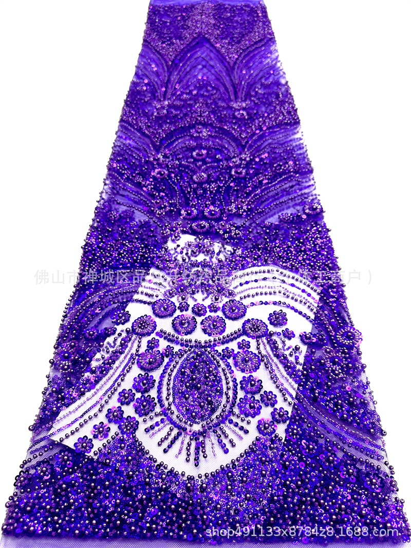 Nuevo vestido de novia de moda vestido de cena de moda tela de perlas brillante comercio exterior transfronterizo al por mayor