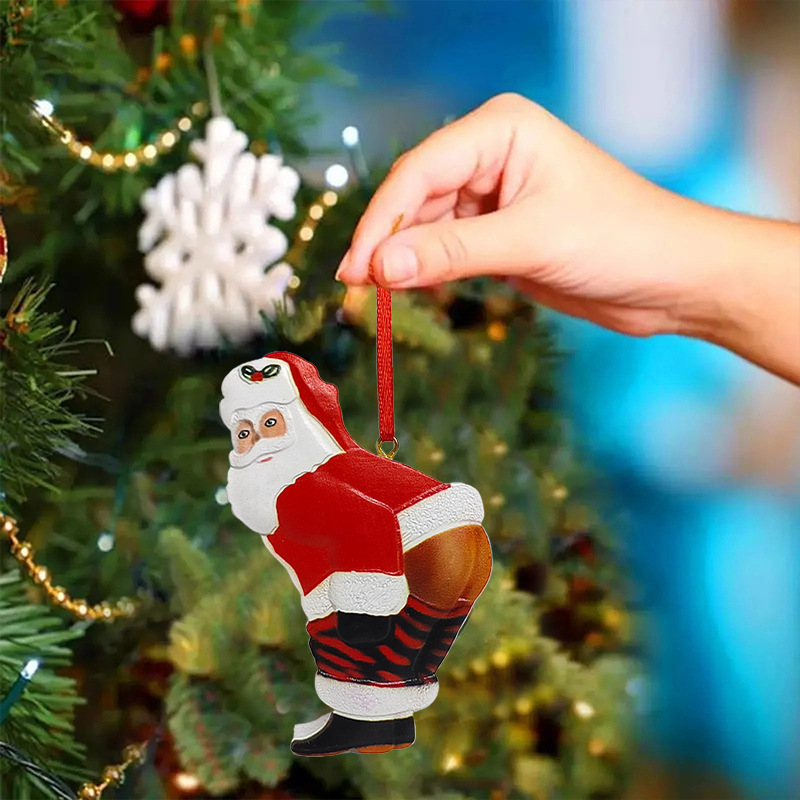 新しいクリスマスのペンダントはサンタクロースの吊り具の記念装飾の樹脂の工芸品をスプレーします。|undefined