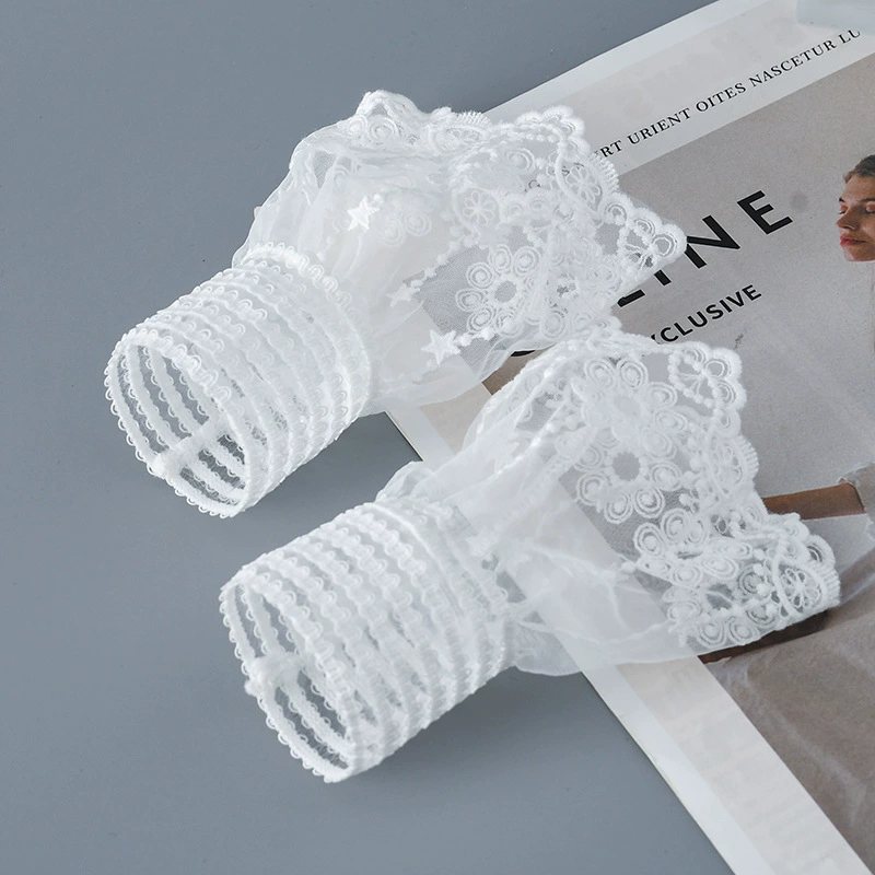 Подходящий свитер пальто свитер манжеты Универсальный декоративный нарукавник плиссе