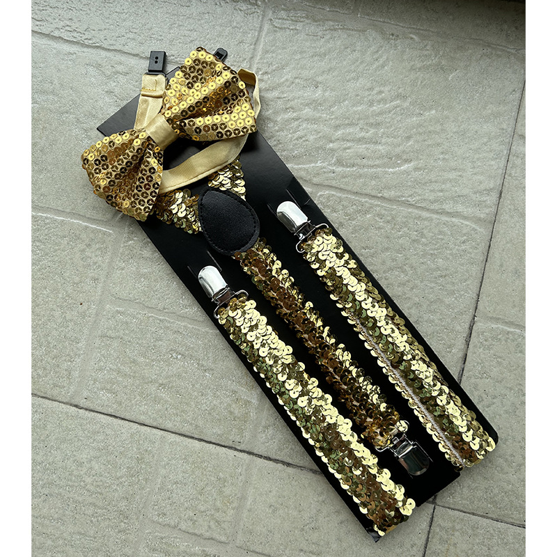 Tirantes unisex para adultos con accesorios de corbatín, tirantes elásticos para pantalones, conjunto de corbatín al por mayor