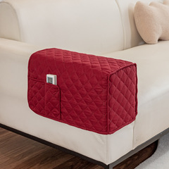 跨境防貓爪沙發扶手罩帶收納口袋 沙發扶手保護套躺椅防滑扶手巾