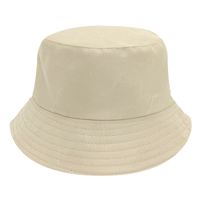Productos de puestos de tierra Sombrero de pescador de color sólido barato Sombrero de camuflaje de protección solar de doble cara personalizado Sombrero de publicidad de viajes de tablero de luz al por mayor