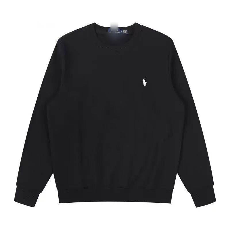 Cross-Border Export Rl Laffy Pony Embroidered Pullover Sweatshirt Casual Versatile High-Quality Top for Men and Women Cross-Border Export Rl Laffy Pony Embroidered Pullover Sweatshirt Casual Versatile High-Quality Top for Men and Women