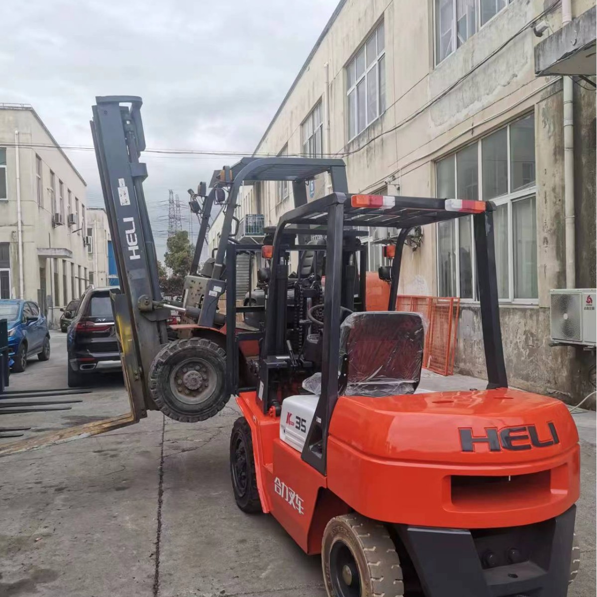 叉车转让3吨3.5吨4吨二手叉车，合力包夹叉车4米抱车出售