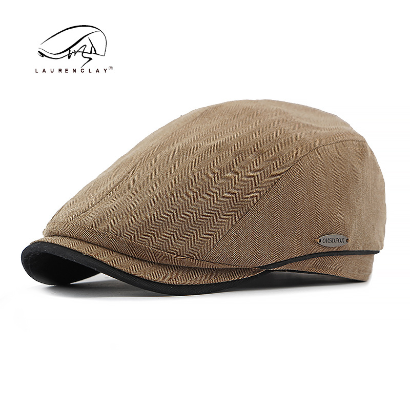 Boina transpirable delgada de primavera y verano para hombres y mujeres con el mismo estilo British Retro Fashion Frontier Sombrero de visera Sombrero de pintor Tendencia