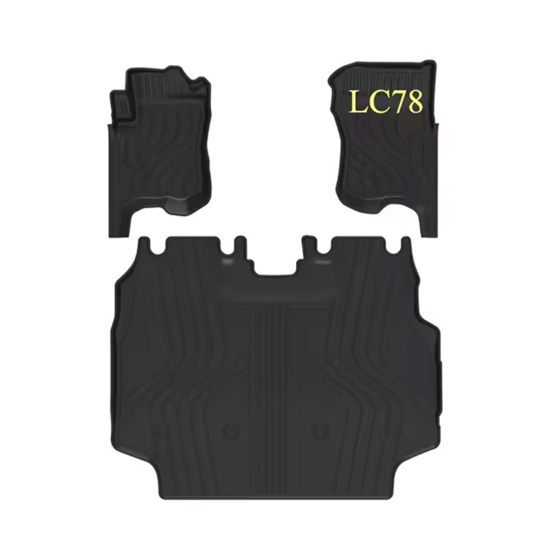 Suitable for 2007-2026 Lc70 Series Floor Mats, Lc76 Lc79 Waterproof Floor Mats, Lc76 Trunk Mat