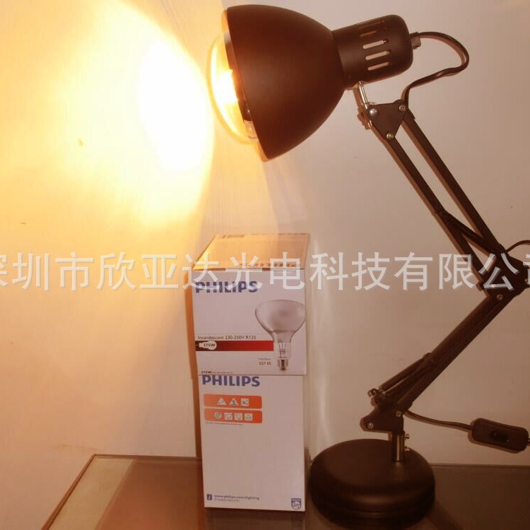 High School Laboratory Infrared Lamp Dry Heating Lamp 100W150W250W375W with Domestic Lamp Stand and Adjustable Light