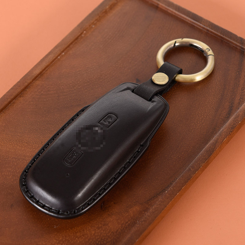Suitable for Honda Gold Wing GL1800 Motorcycle Leather Key Case Remote Control Protective Shell Head Layer Cowhide Key Case