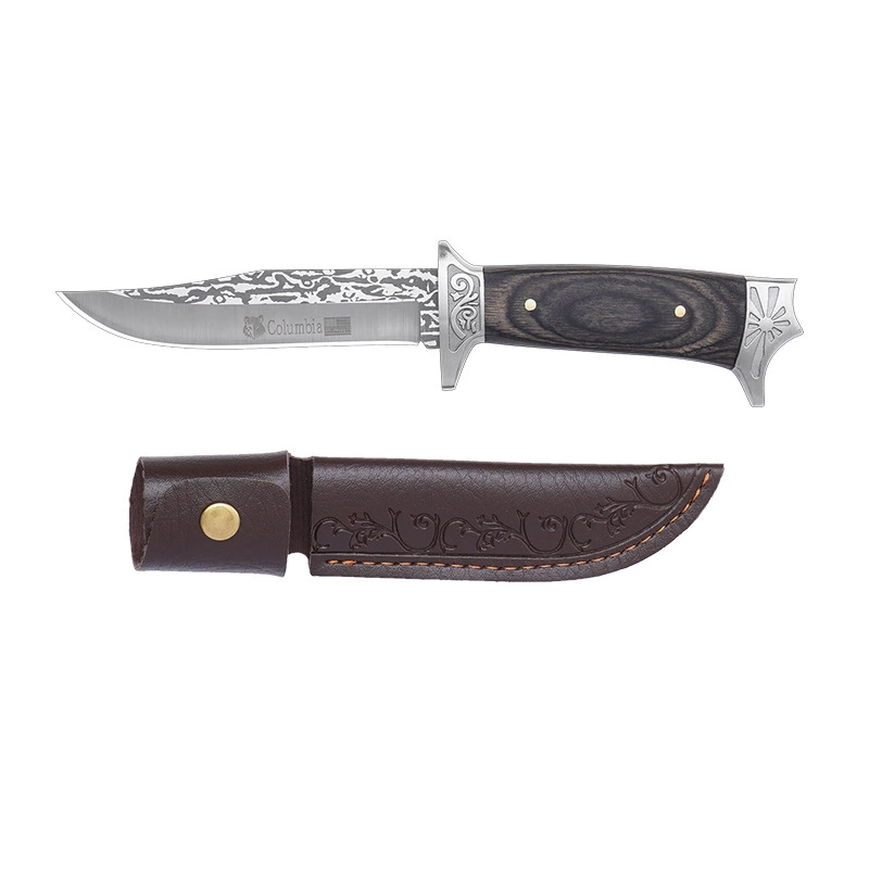 Pocket Knife (Black Wolf) Travel Handheld Sharp Blade, Camping & Home Utility