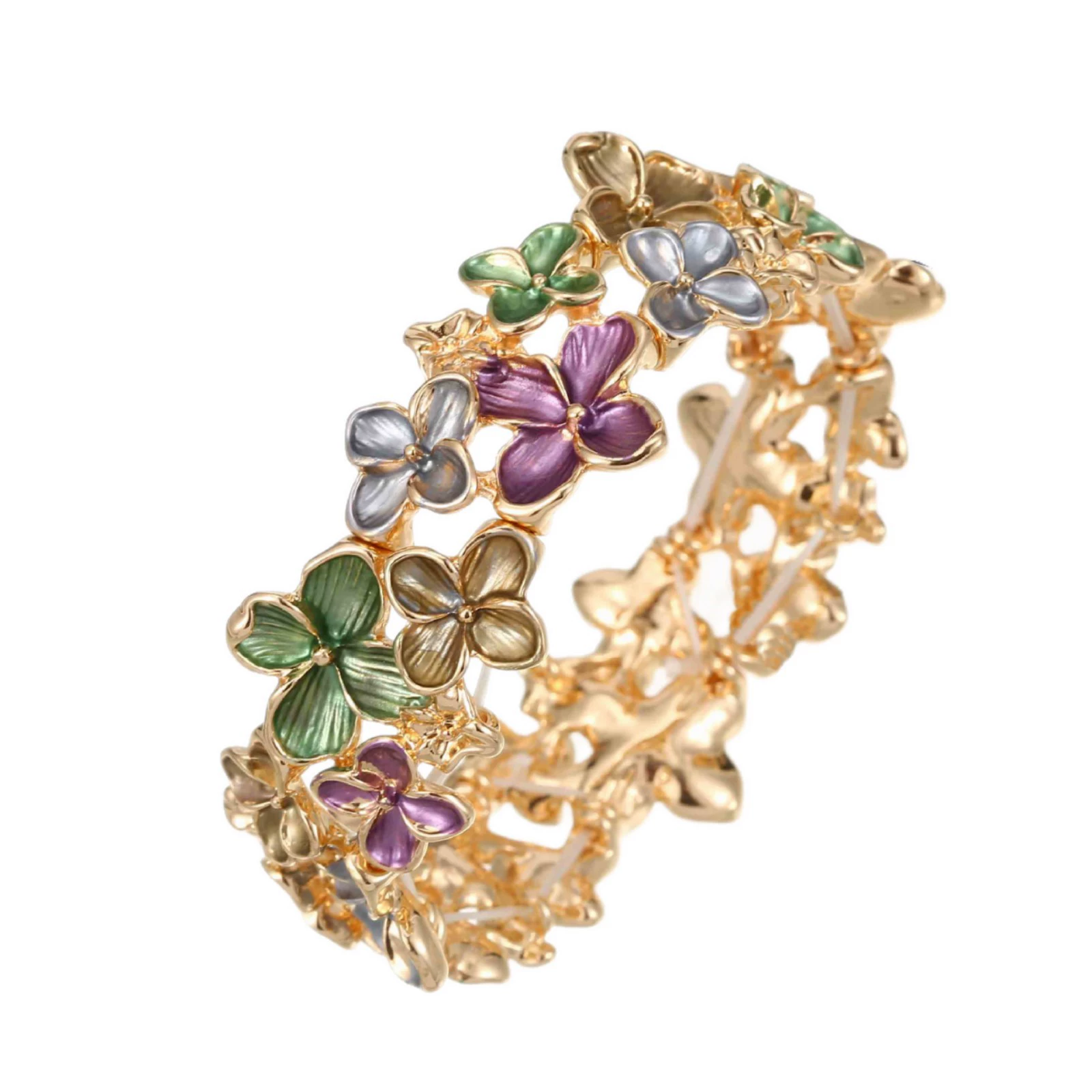 (Г cross-border торговля), эластичный эмаль, универсальный золотой браслет, высококачественный стиль