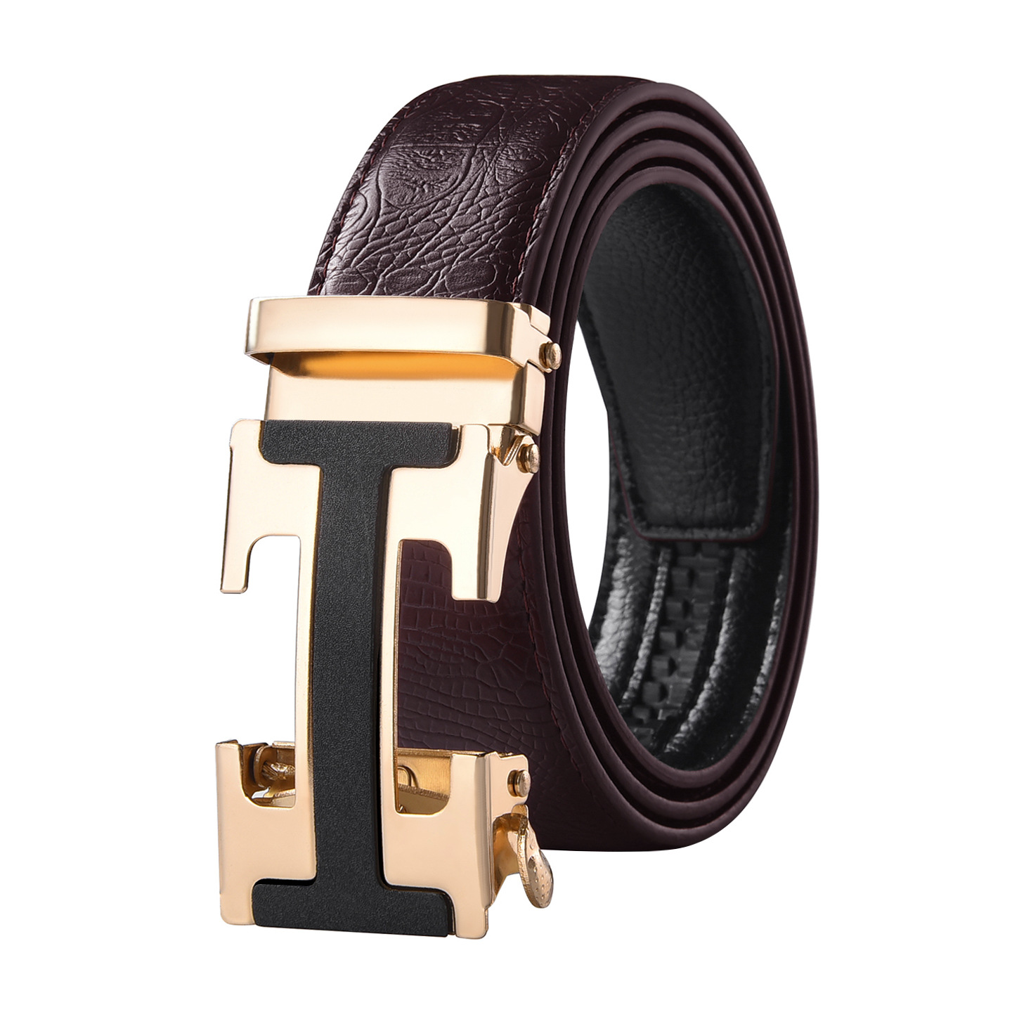 Golden Buckle I-line Carriage Curry Belt