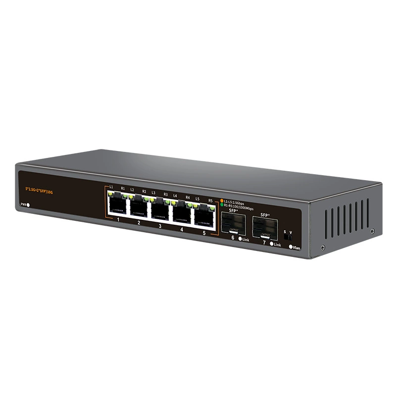 WEB/APP network management switch 2.5G5 port/7 port 10G cloud network management switch SFP+ server aggregation connection