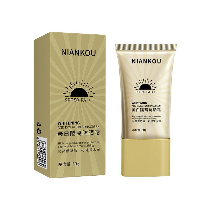 Blanqueamiento, protector solar, protector solar, protector solar, protector UV, hidratación, maquillaje, crema protectora solar, para mujeres y estudiantes image 7