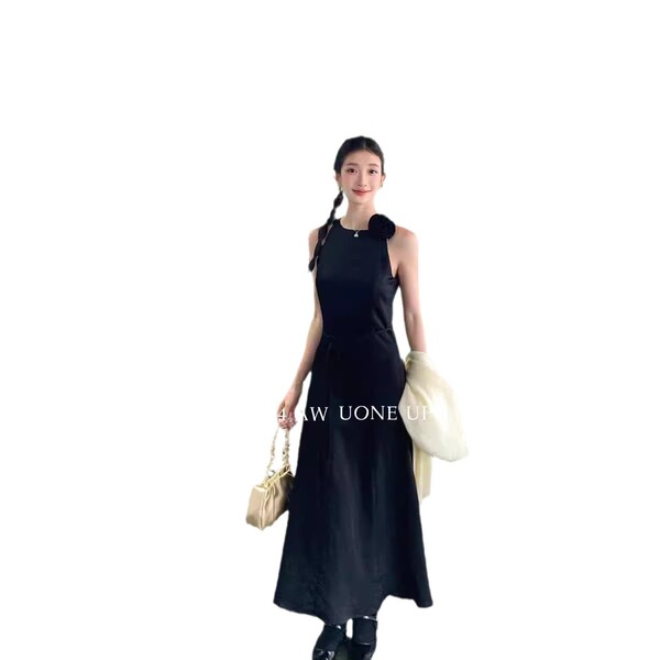 Autumn elegant sophisticated dress