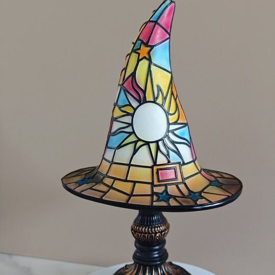 現物国境を越えた独立駅の新型Witch Hat Lamps創意家庭ゴシック式夜灯プレゼント女|undefined
