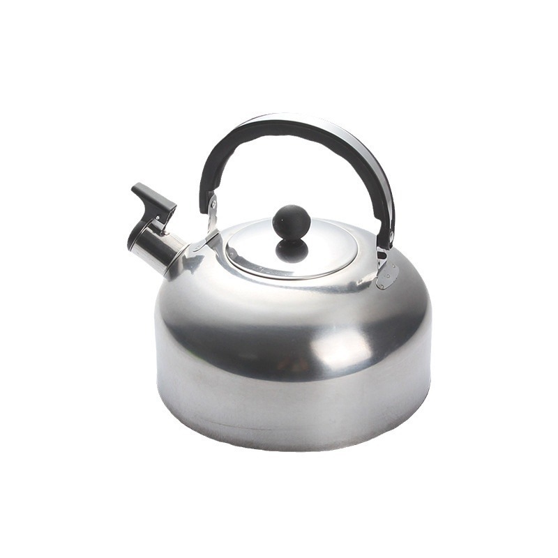 Hervidor de acero inoxidable con fondo plano cocina de gas doméstica horno electromagnético tetera doméstica portátil al aire libre hervidor de agua